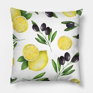 Olives pattern texture Pillow