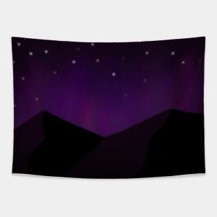 Stars shining over the northern lights Tapestry