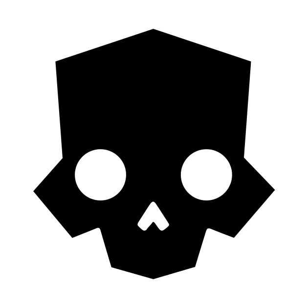 Skull logo (black) by JamesCMarshall