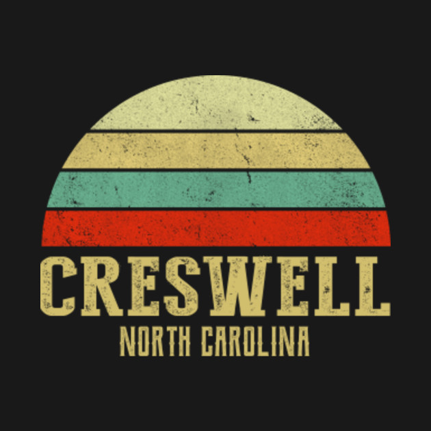 CRESWELL, NORTH CAROLINA Vintage Retro Sunset Creswell North Carolina