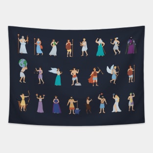 Greek mythology - Ancient Greek gods and myths Tapestry