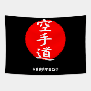 Karate martial art sport Japan Japanese kanji words character 220 Tapestry