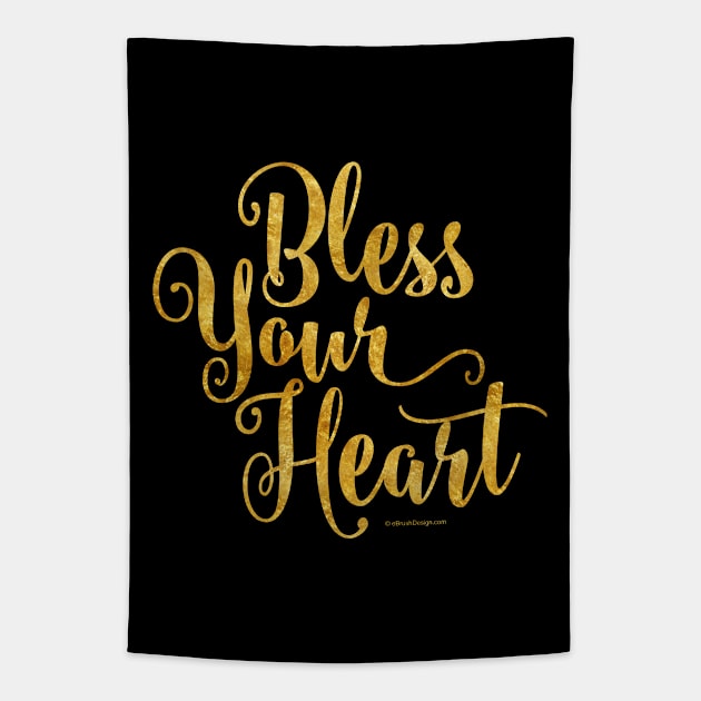 Bless Your Heart Tapestry by eBrushDesign