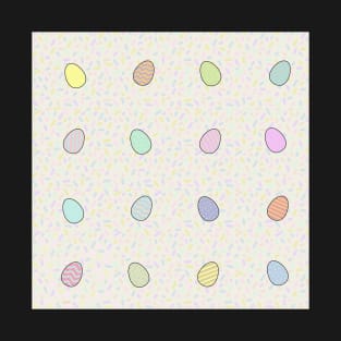 Easter Egg Pattern T-Shirt