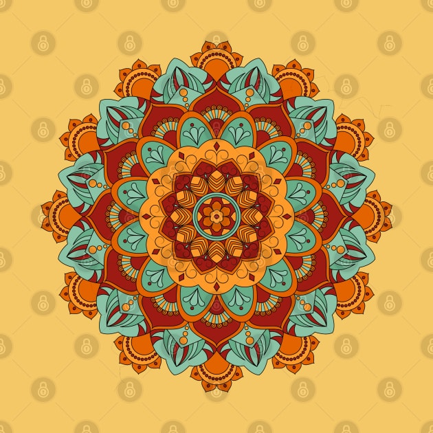 Mandala design F by Jean Plout Designs