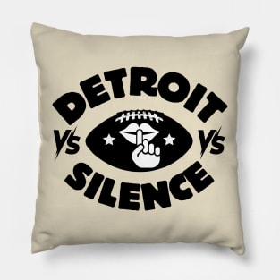 Detroit vs Silence Pillow