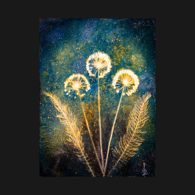 Botanical cyanotype 6 by redwitchart