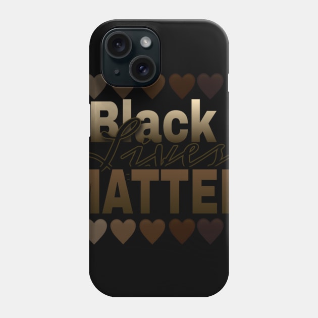 black lives matter Phone Case by ERRAMSHOP