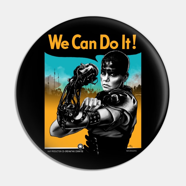 We Can Do It (Furiously) Pin by grungethemovie