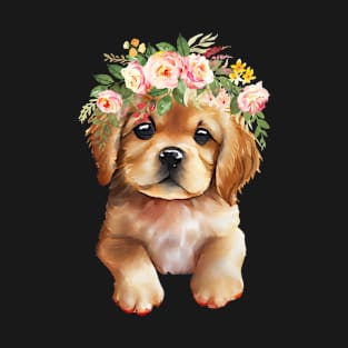 Labrador Flower Crown T-Shirt