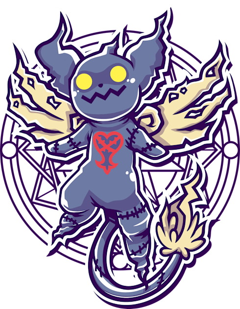 Heartless Kero Kids T-Shirt by GillesBone