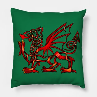 Welsh Dragon Pillow