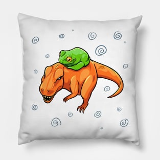 Dino Rider Pillow