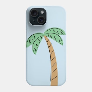 Kids palm tree drawing Phone Case