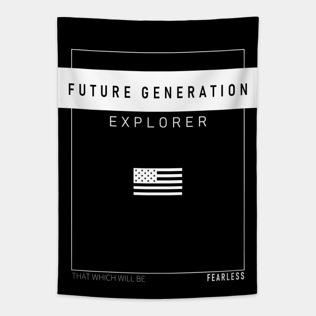 Future Explorer Tapestry by HiLoDesigns