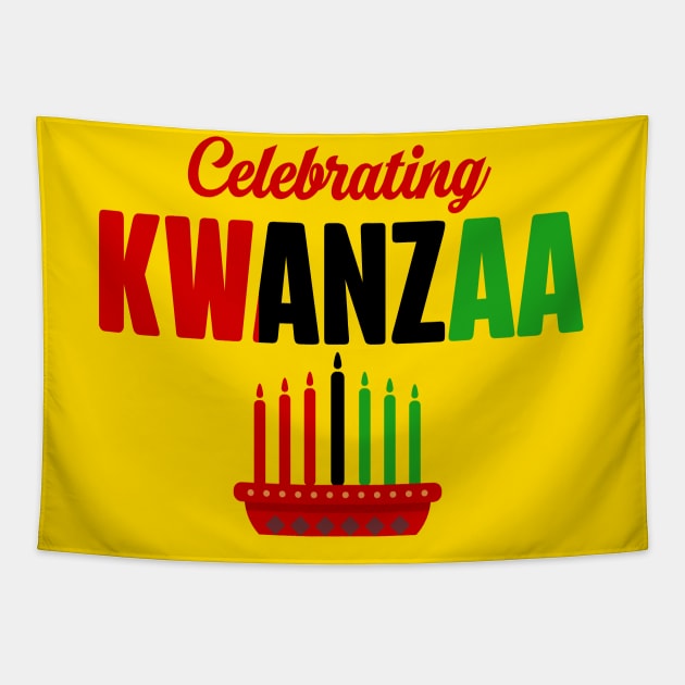 Celebrating Kwanzaa Tapestry by UrbanLifeApparel