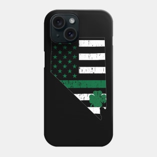 St Patricks Vintage Nevada Irish USA Flag Phone Case