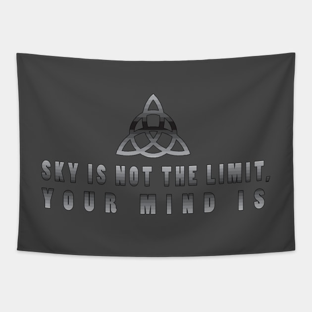 Sky Is Not The Limit Design Tapestry by Pikmi