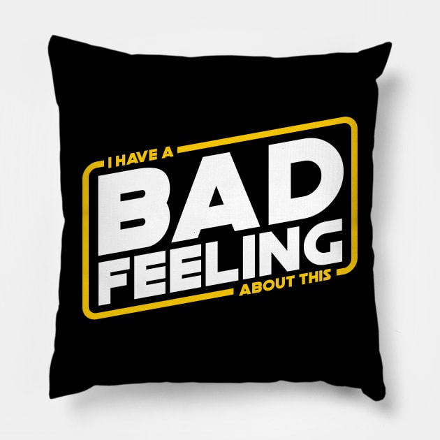 Bad Feels Pillow by technofaze