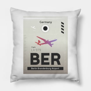 BER BERLIN AIRPORT MODERN Pillow