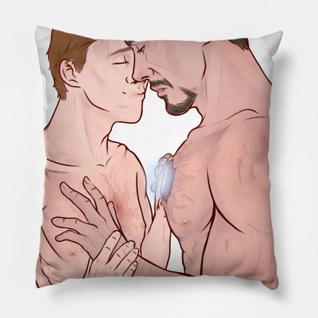 Soulmates Pillow by MagicFishHook