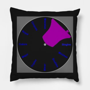 Bell Tower Wall Clock - Purple Pillow