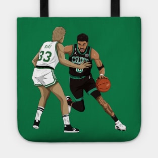 Jayson Tatum vs Larry Bird Tote