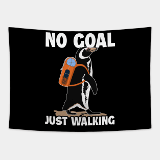 No Goal Just Walking Backpacking Outdoor Wander Hiker Hiking Tapestry