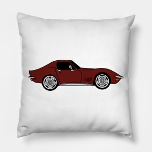 Marlboro Maroon C3 Corvette Pillow