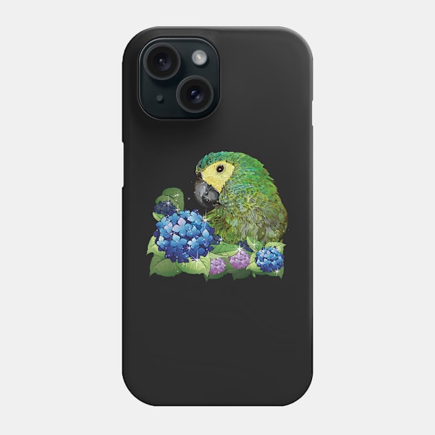 Red-bellied Macaw Phone Case by obscurite