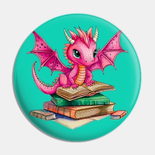 Baby dragon pink Pin