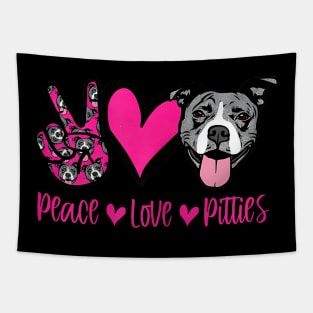 Pit Bull Lives Matter Pittie Puppy Dog Mom Ladies Pitbull Tapestry