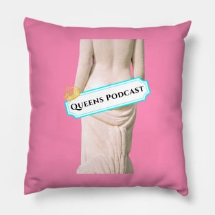 Queens Podcast new logo! Pillow