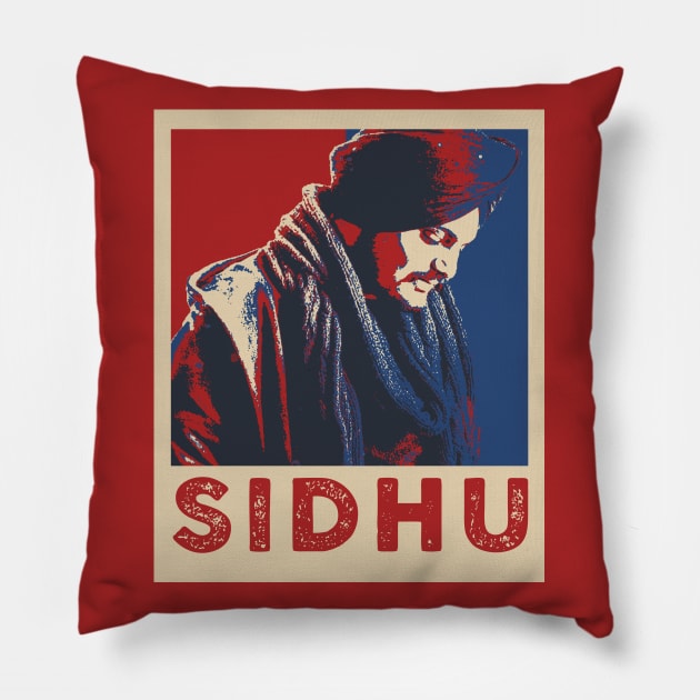 Sidhu Pop Art Style Pillow by mia_me