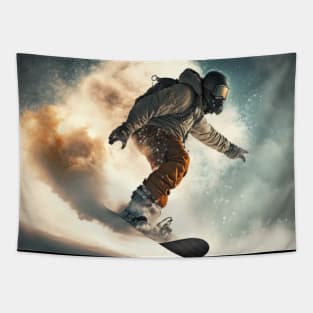 Snowboarder Tapestry