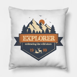 Explorer since 1989 Pillow