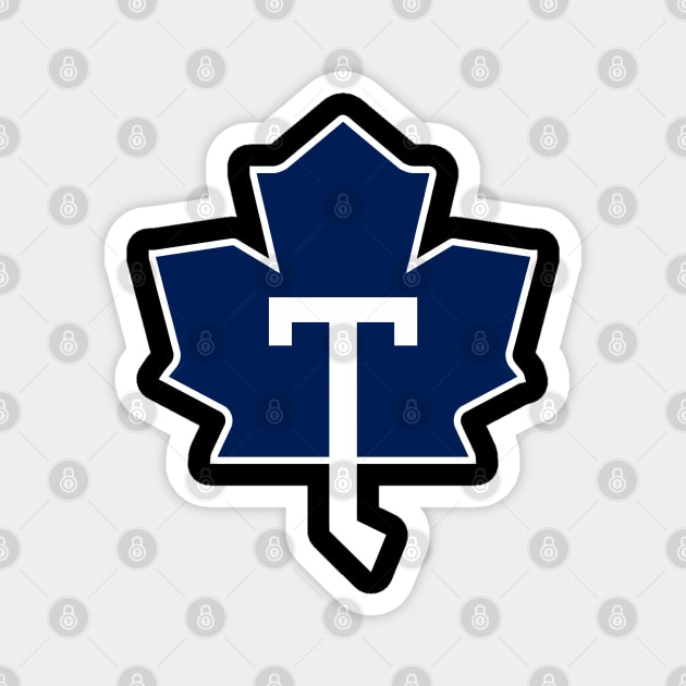 NHL Toronto Maple Leafs Hockey Team Crest Magnet, 8-in