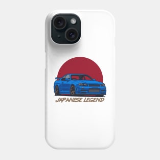 R34 GTR Skyline Phone Case