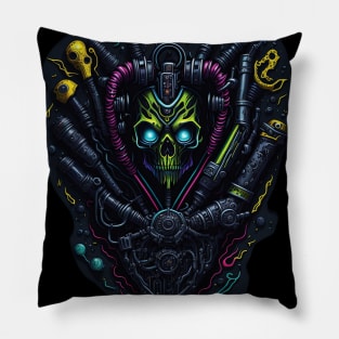 Cyborg Hearts Pillow