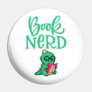 Book Nerd Pin