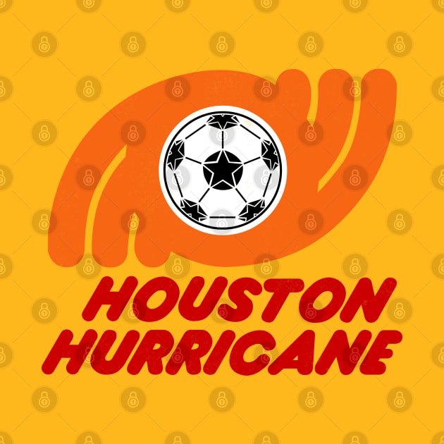 Retro Houston Hurricane Soccer by LocalZonly