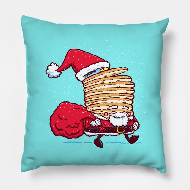 Santa Pancake Pillow by nickv47