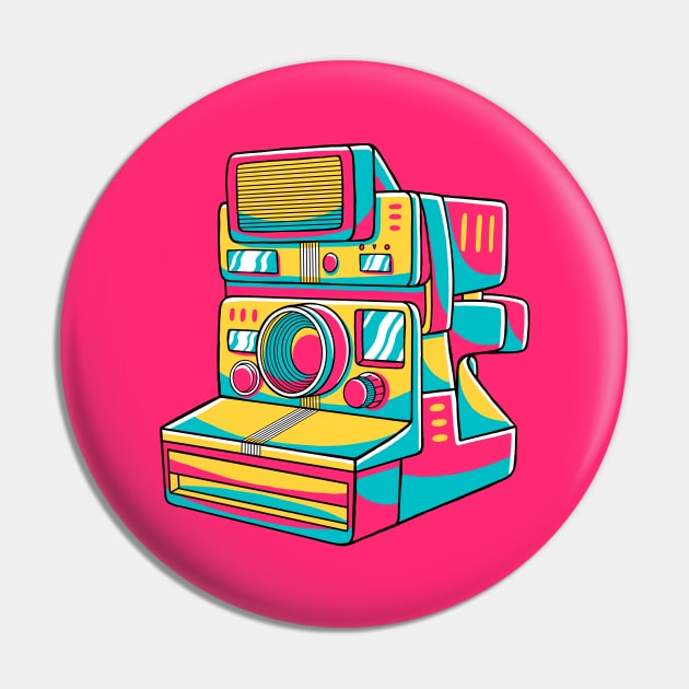 Polaroid Camera Pin by MEDZ