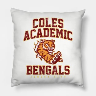 Coles Academic High School Bengals (Variant) Pillow