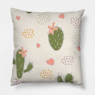 Cactus Pattern Pillow