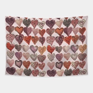 Happy Hearts Tapestry