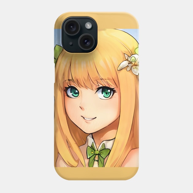 anime  blonde hair Phone Case by animegirlnft