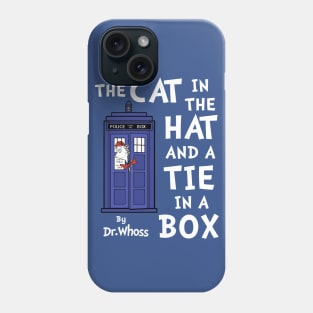 The Cat in the Hat and a Tie in a Box Phone Case