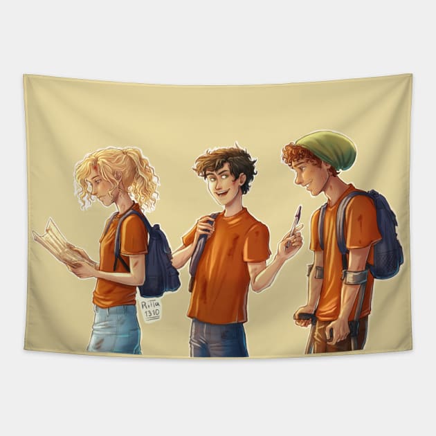 Lightning thief Tapestry by ritta1310