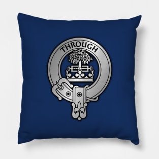 Clan Hamilton Crest & Tartan Pillow